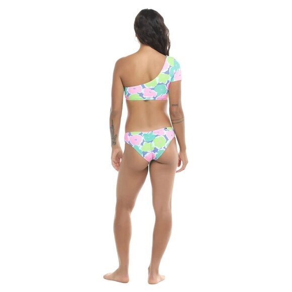 NWT Eidon floral print cap sleeve tankini & bikini bottom set, S - Picture 6 of 16